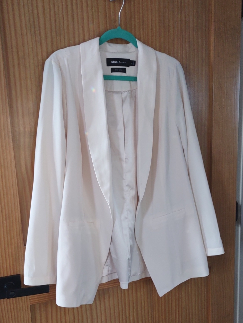 1X Torrid Ivory Shawl Collar Blazer